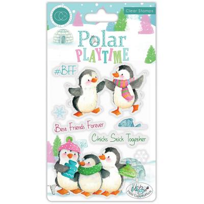 Craft Consortium Polar Playtime Clear Stamps - Playtime BFF